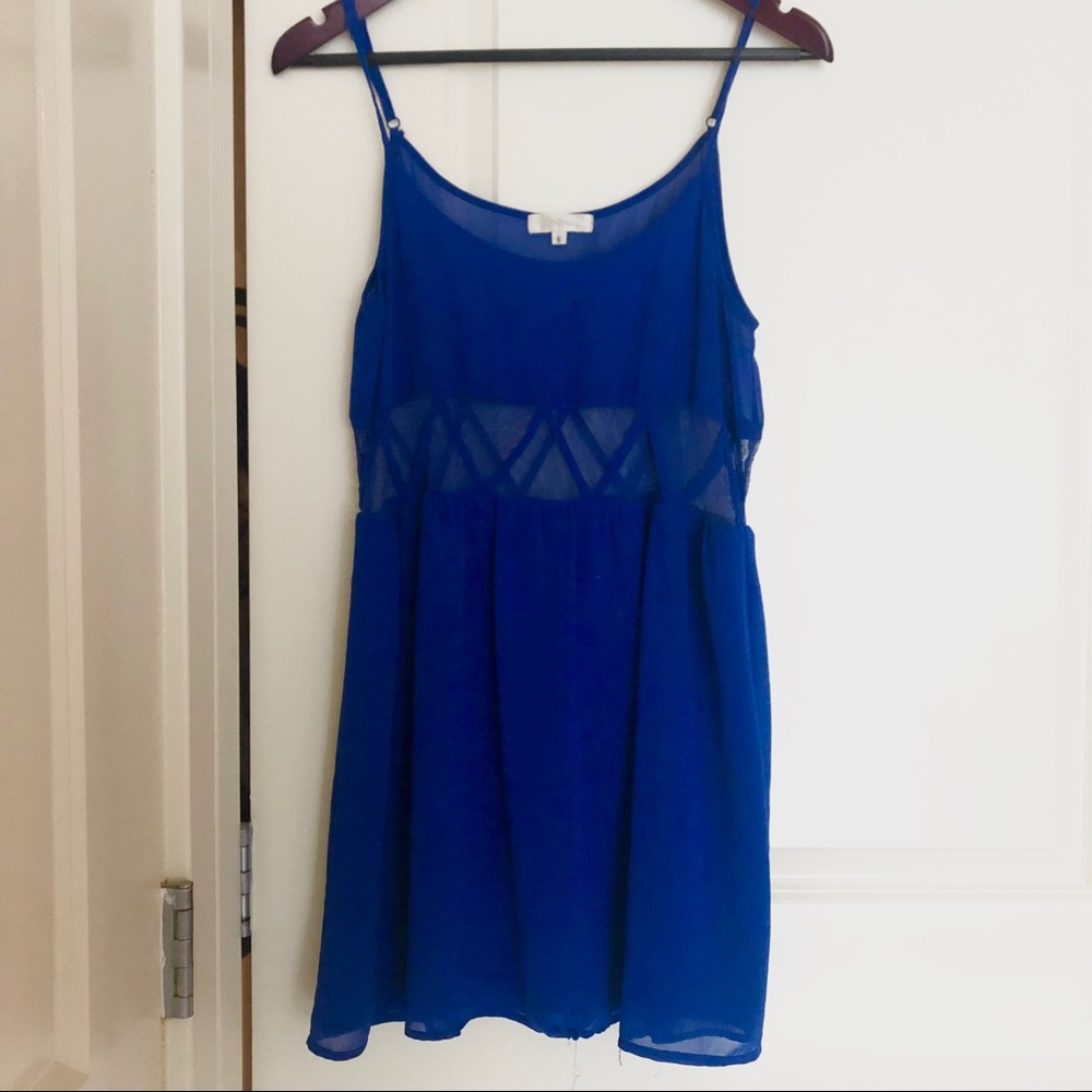 Millau blue summer dress